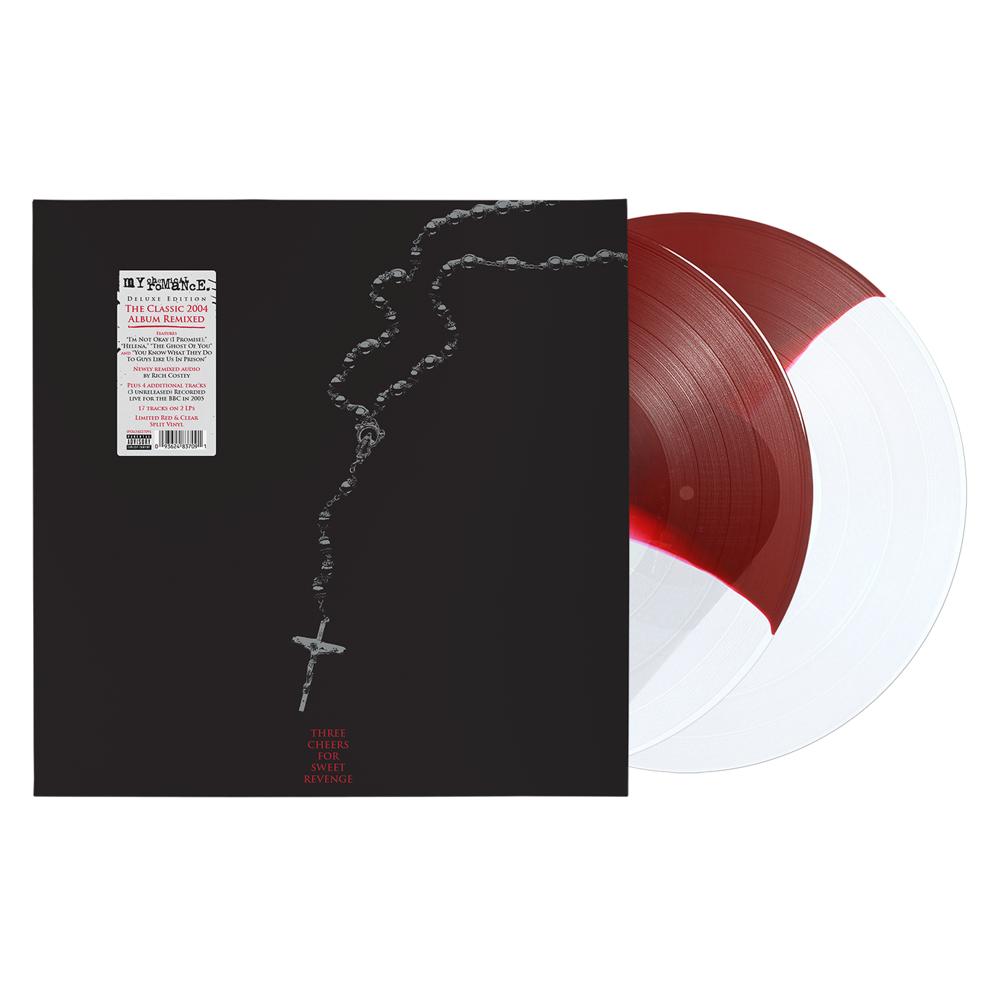 Three Cheers For Sweet Revenge (Deluxe) Red & Clear Split Vinyl 2LP