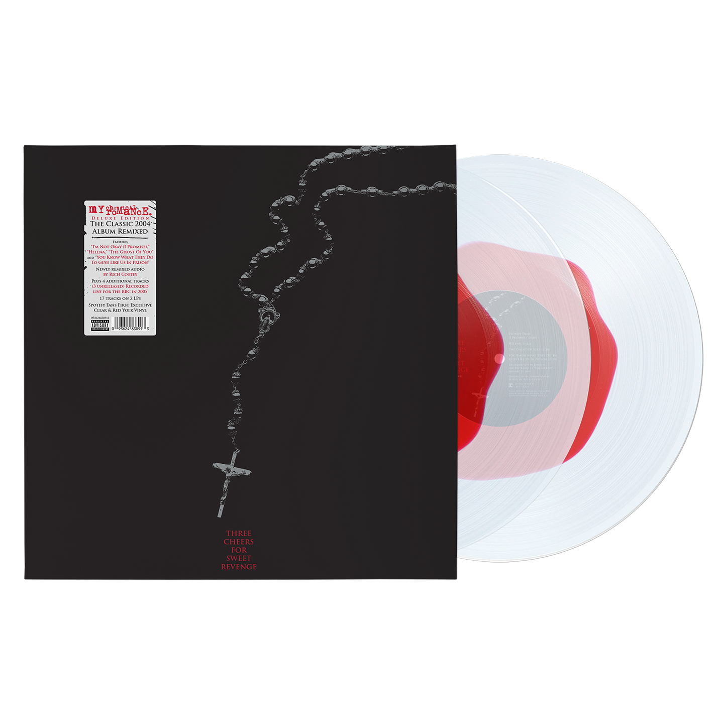 Three Cheers For Sweet Revenge (Deluxe) Clear and Red Yolk Vinyl 2LP