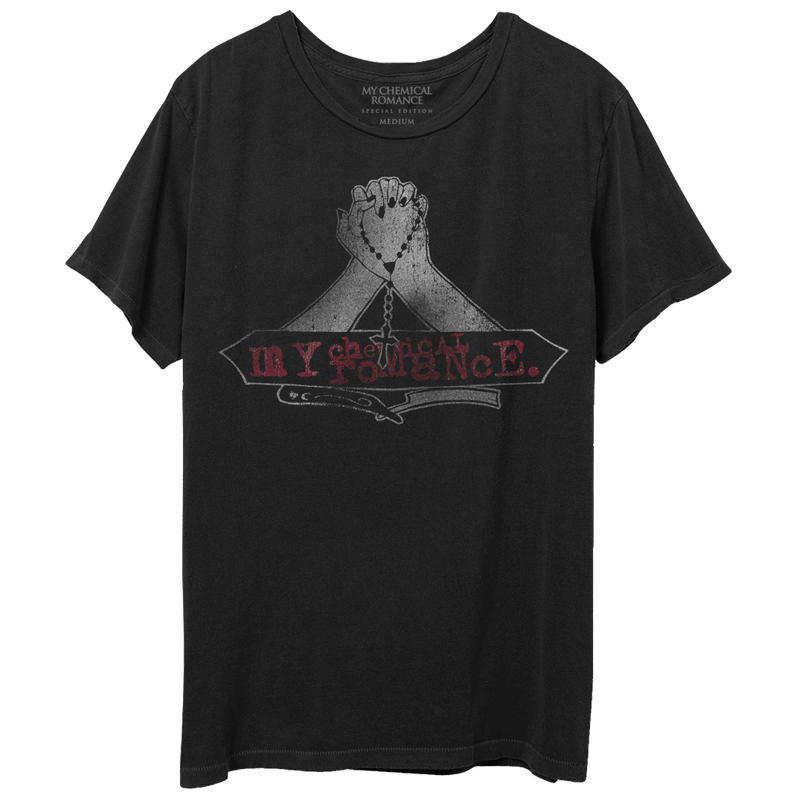PRAYING HANDS DISTRESSED T-SHIRT