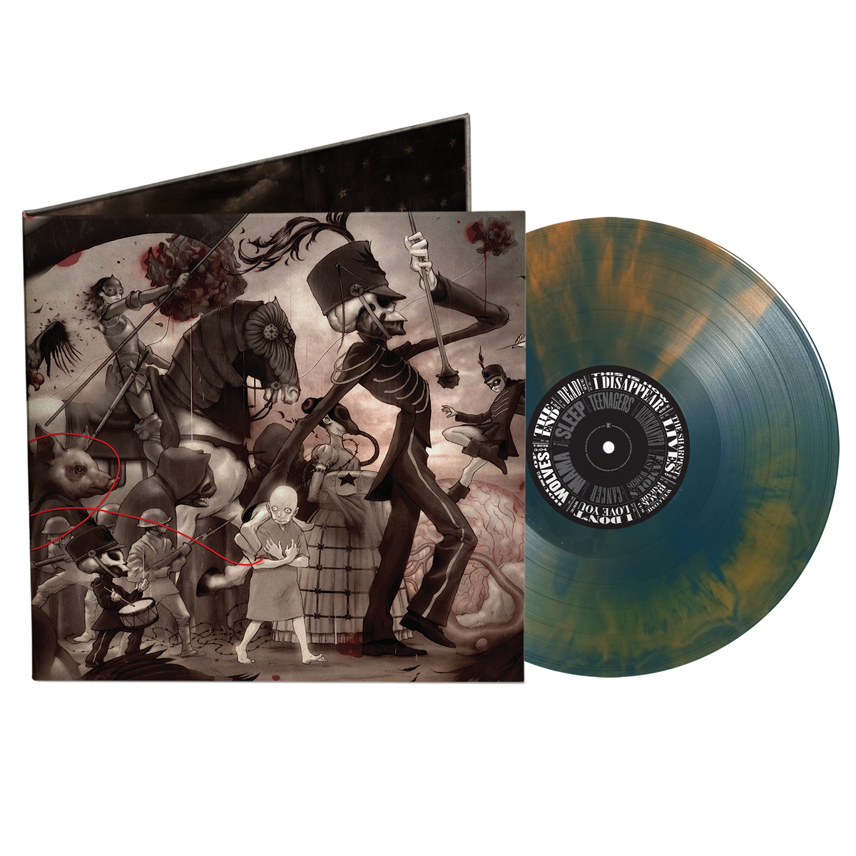 The Black Parade New York Exclusive Green & Gold Marble LP