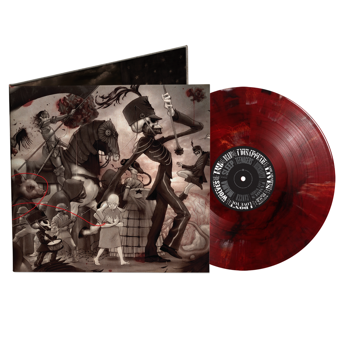 The Black Parade Phoenix Exclusive Red & Black Marble LP