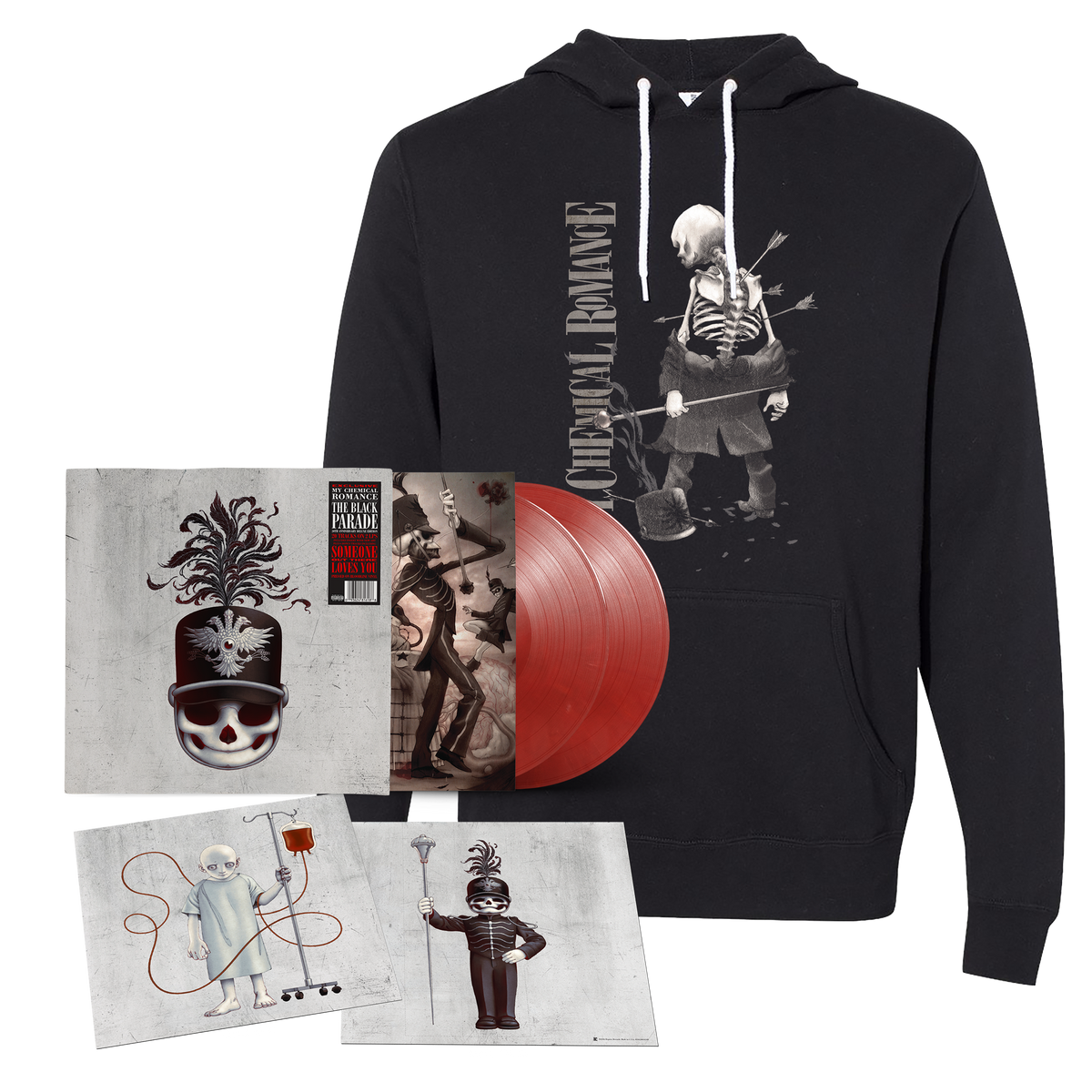 The Black Parade (20th Anniversary Deluxe Edition) Exclusive Bloodline Red 2LP & Hoodie Fanpack