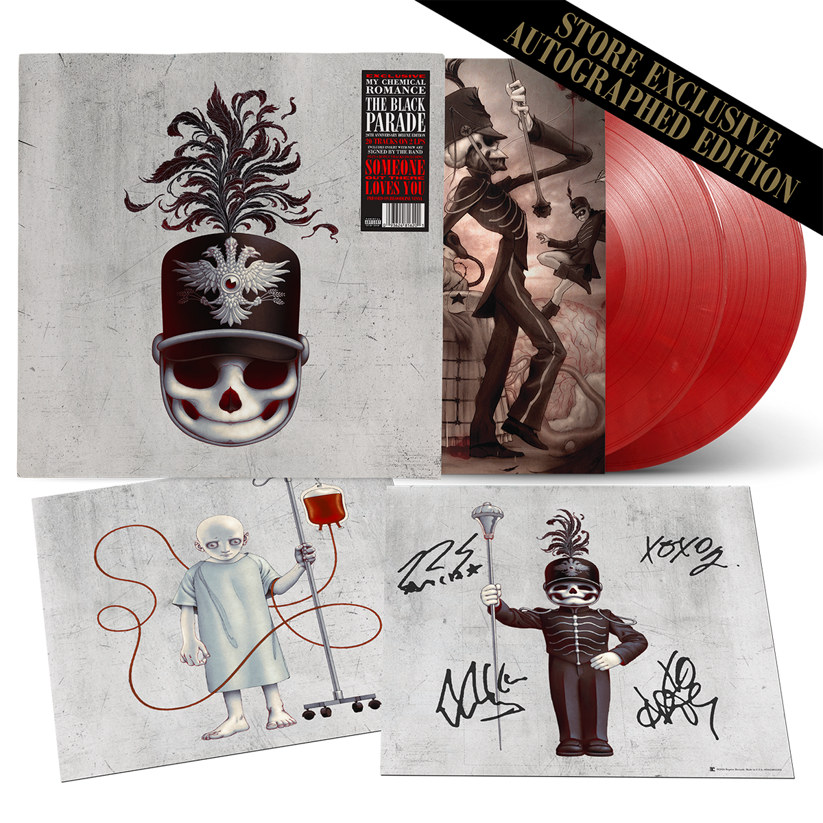 The Black Parade (20th Anniversary Deluxe Edition) Exclusive Signed Bloodline Red 2LP